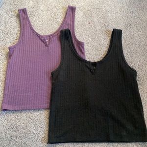 2 american eagle tank tops